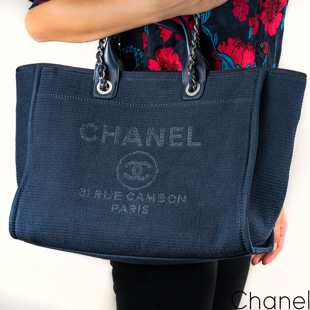 Chanel Deauville Grand Shopping Tote Bag